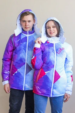 Купить куртку Арктик унисекс, с полной запечаткой "Iceberg"