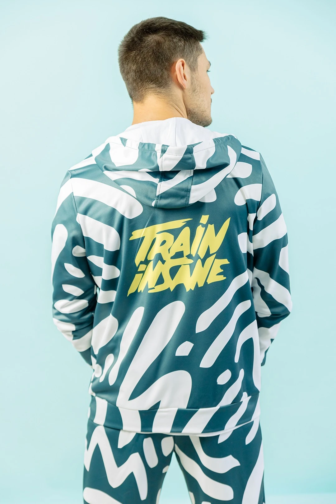 Спортивный костюм Юнайт унисекс с полной запечаткой "Train Insane"#2