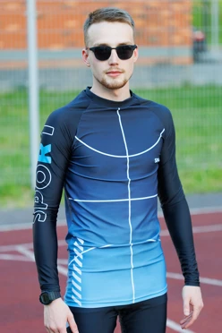 Рашгард Конер велосипедный взрослый с полной запечаткой "Sports"