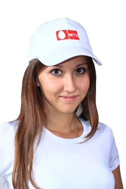 Купить бейсболку Велюр "МТС"