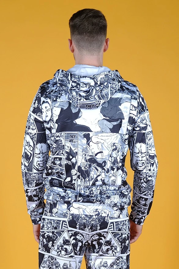 Купить Балахон Ронни унисекс с полной запечаткой "Manga"