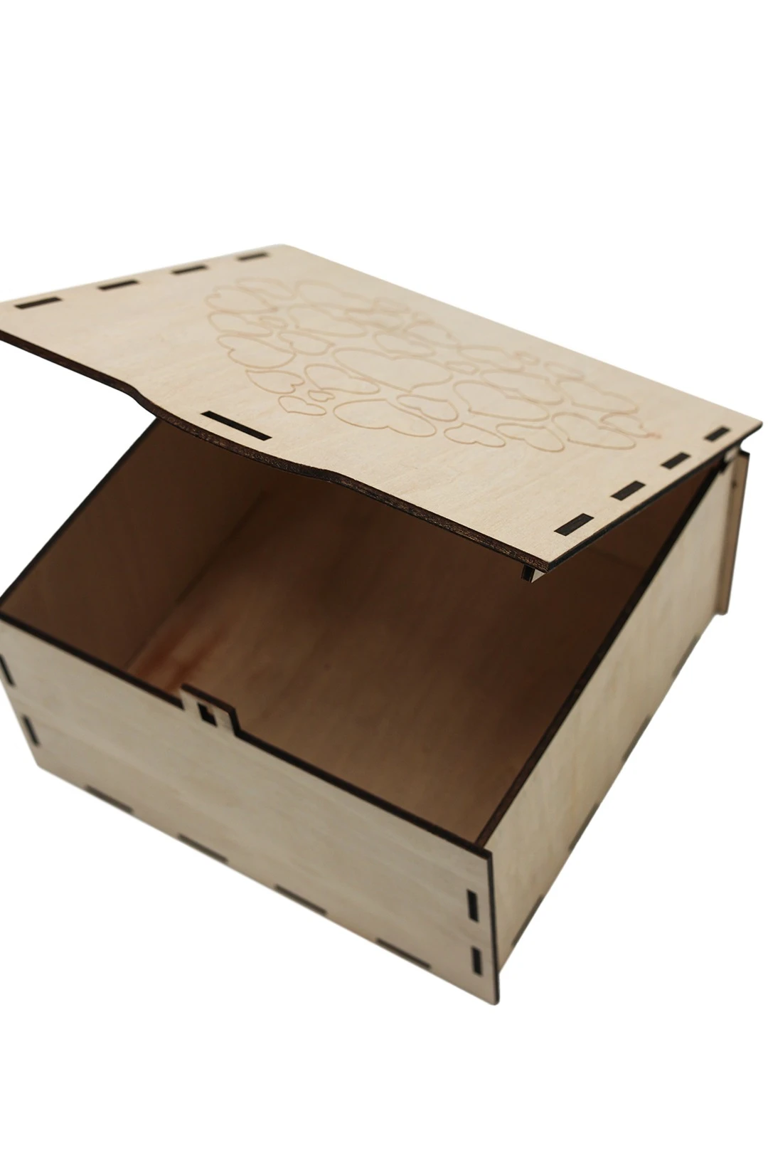 Коробка из фанеры с нанесением 178х174х86 мм#2