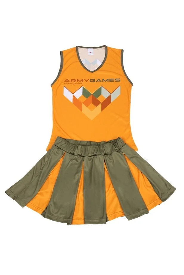 Форма Линда с шортами женская, с полной запечаткой "Army games"#2