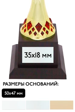 Шильд прямоугольный 35x18 мм#1