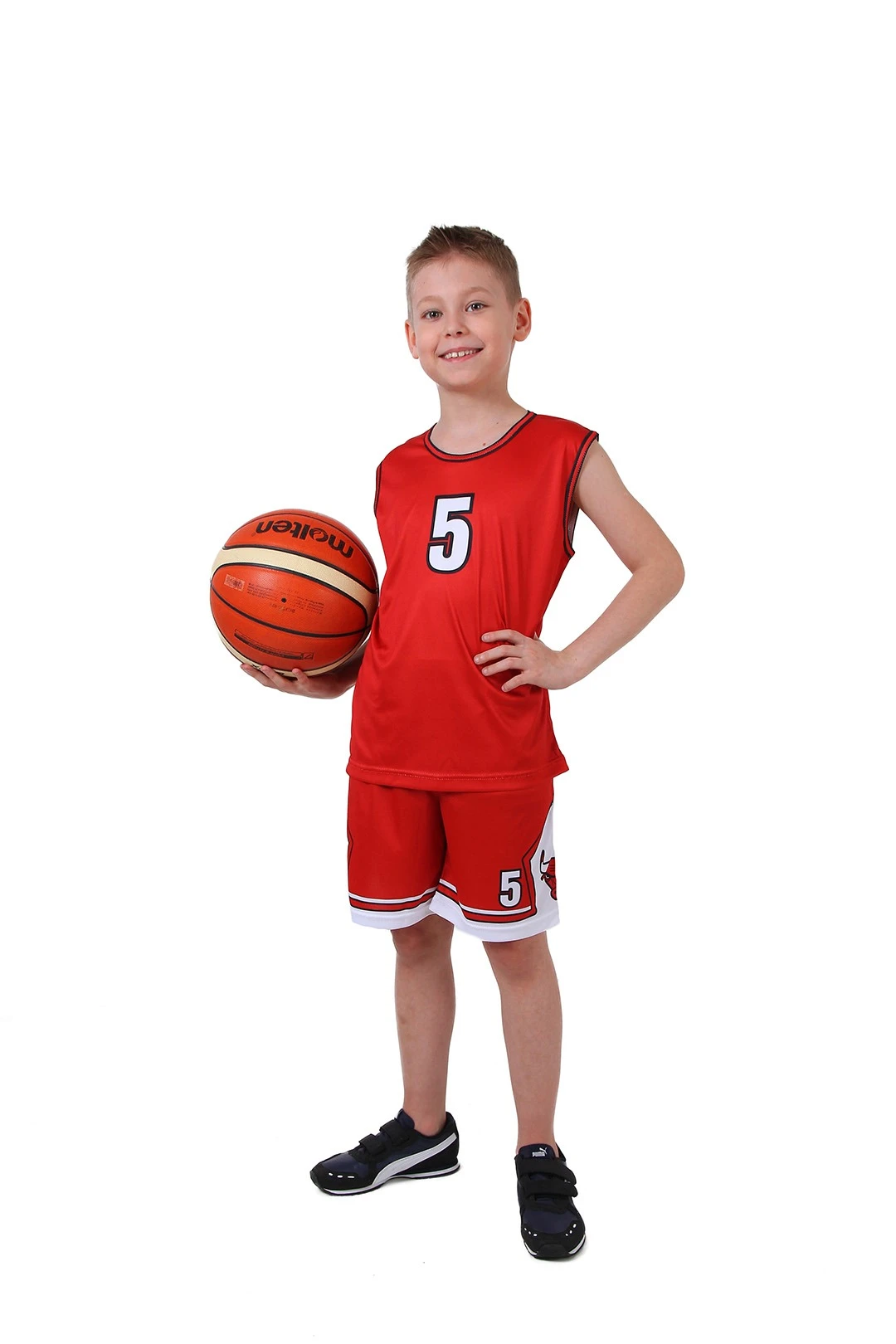Баскетбольная форма Рассел детская с полной запечаткой "McDowell"#3