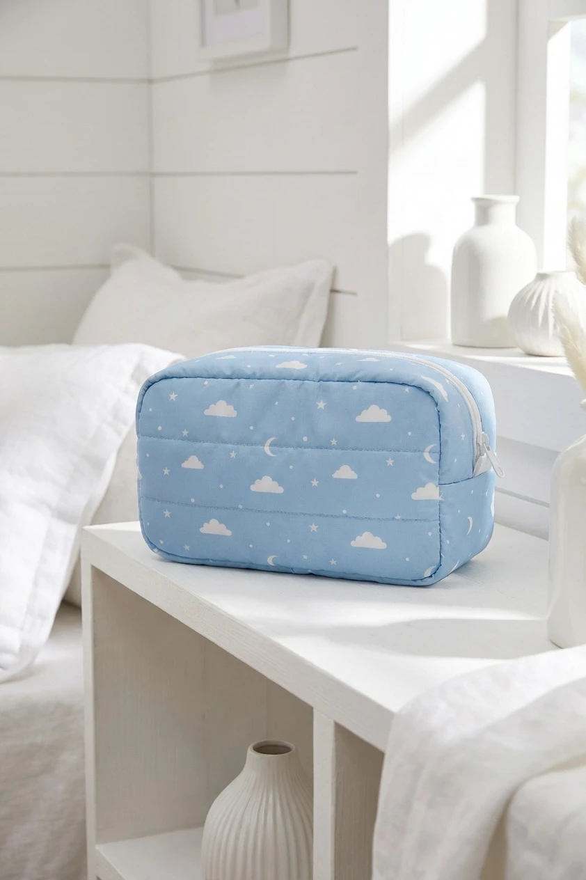 Купить косметичку Пион с полной запечаткой "Cloud"