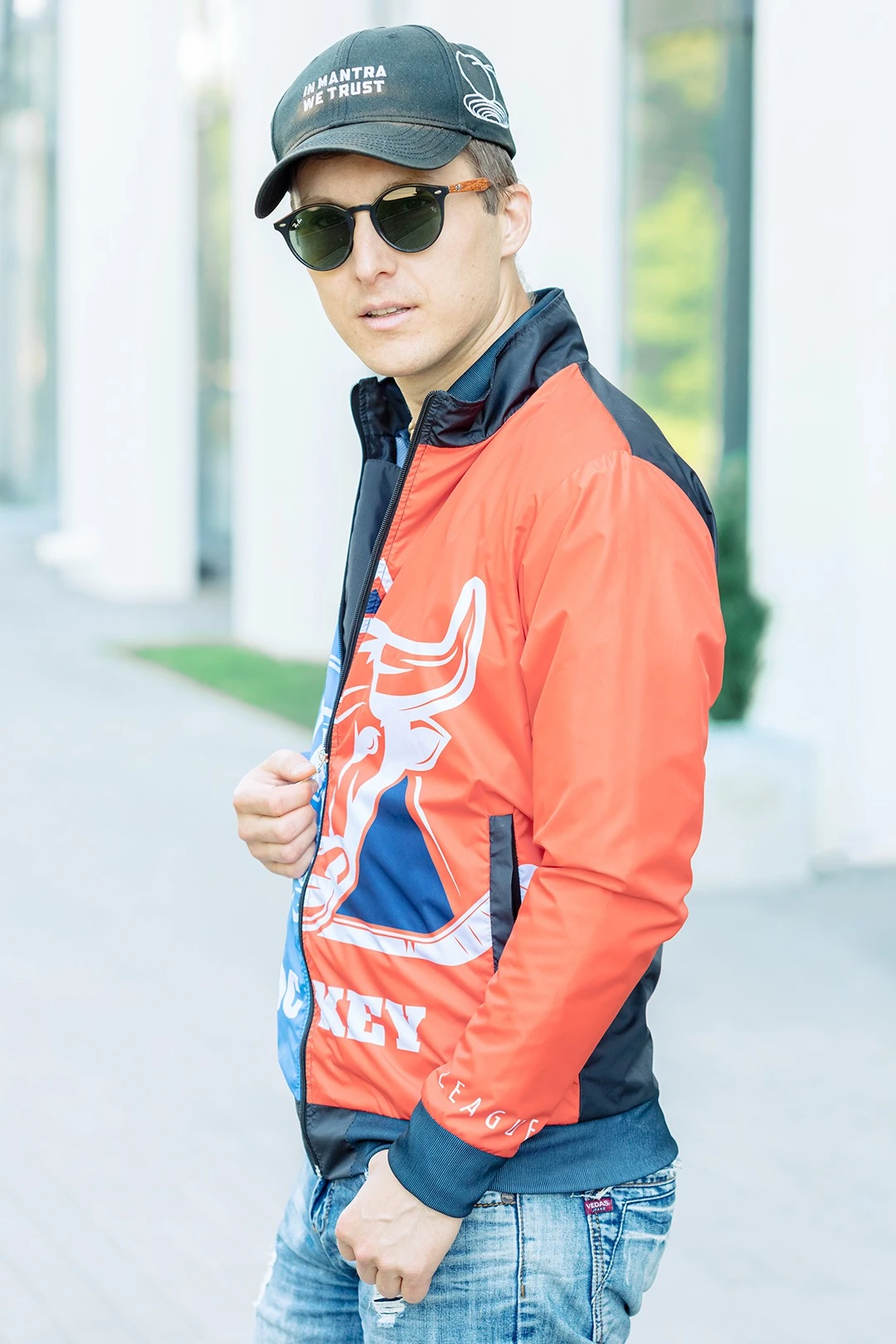 Купить ветровку Спортинг с двойным воротником унисекс, с полной запечаткой "Hockey"