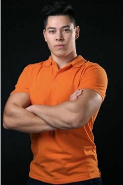 Купить поло Престиж унисекс (Modern) оранжевую