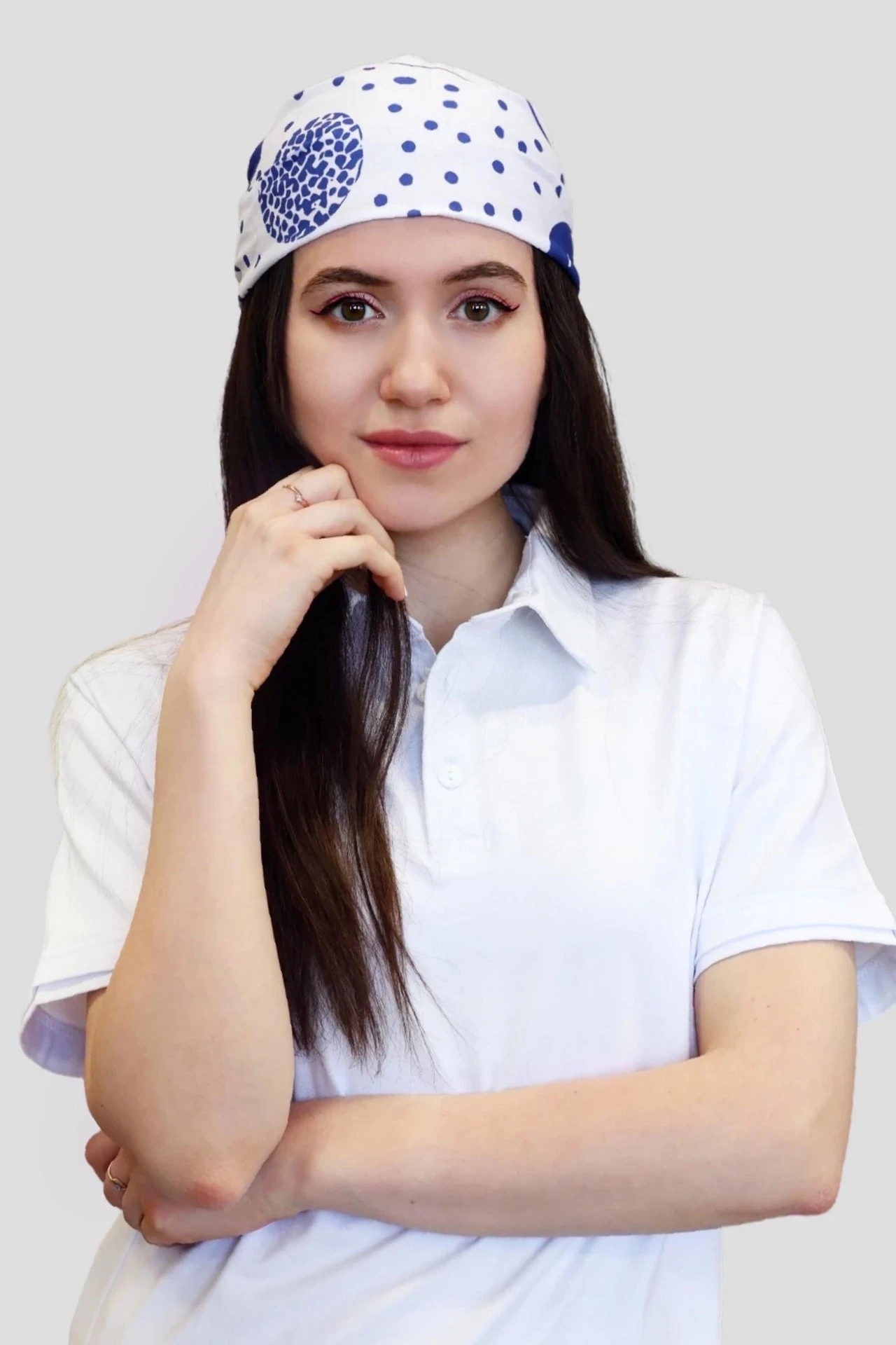 Купить бандану с полной запечаткой, полиэстер 75х75х105 см