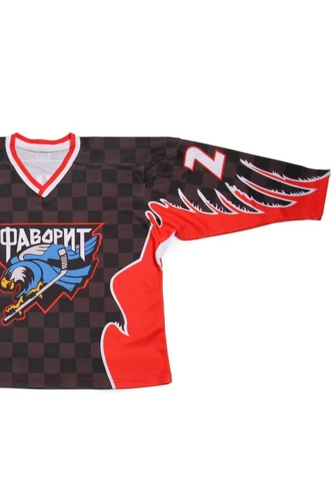 Свитер хоккейный игровой детский с полной запечаткой "Favorit"#1 Свитер хоккейный игровой детский с полной запечаткой "Favorit"#1
