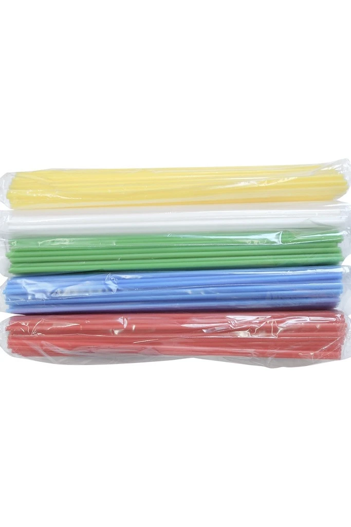 Купить трубочку синюю из пластика