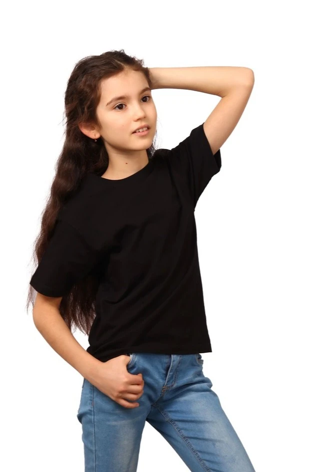 Купить футболку Премиум детскую чёрную Купить футболку Премиум детскую чёрную