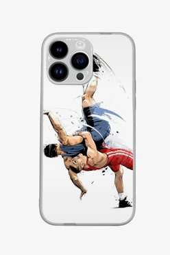 Купить чехол для iPhone 14 Pro Max с принтом "Struggle"