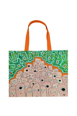 Купить сумку Лайт из габардина 45х35 см, печать с двух сторон "Rosa Selvatica"