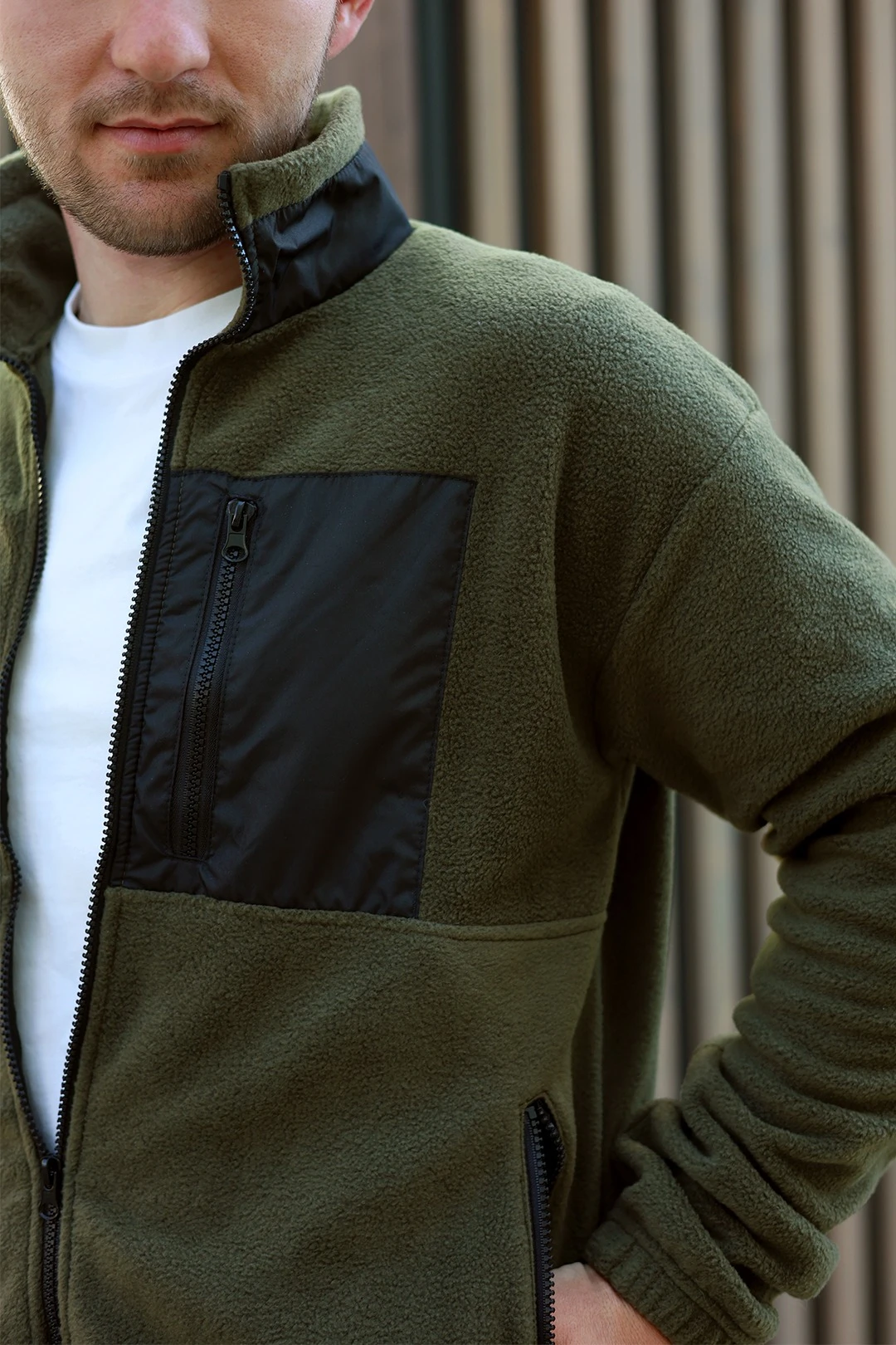 Толстовка Касл флисовая унисекс, однотонная#7