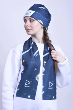 Купить шарф 15х120 см (однослойный) "Space"