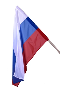 Купить флаг РФ 70х105 см, сетка