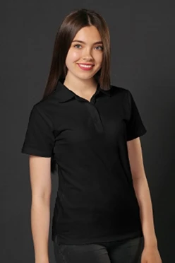 Купить футболку поло Нэкст женскую чёрную