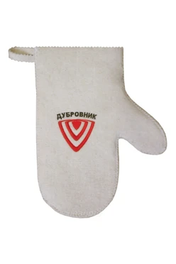 Купить рукавицу банную однотонную "Дубровник"