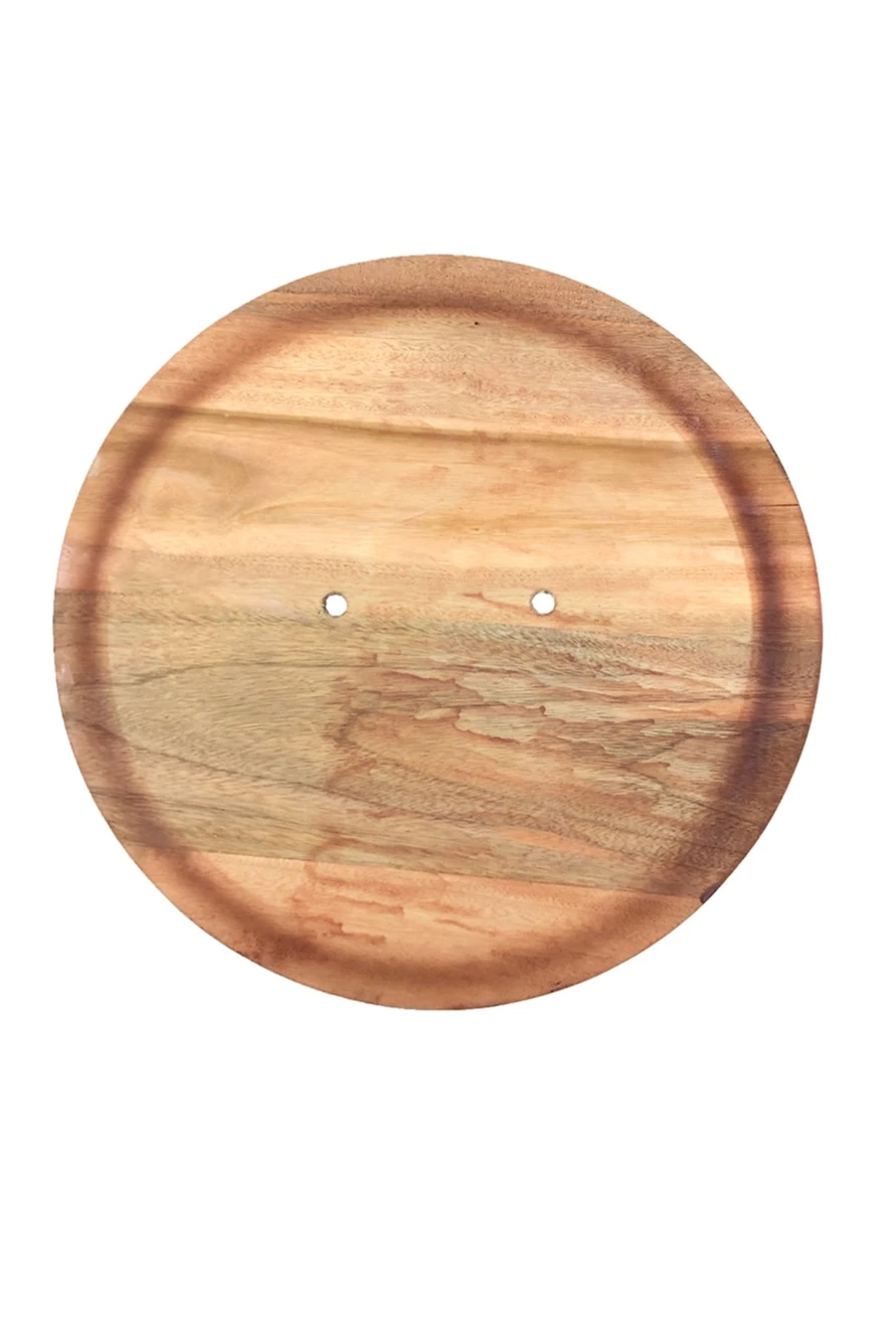 Подставка деревянная с основанием Тарелка (каштан) 2 штока 2,2 м#3