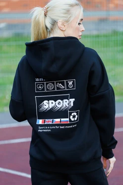 Спортивный костюм Лофт из футера женский, однотонный#1