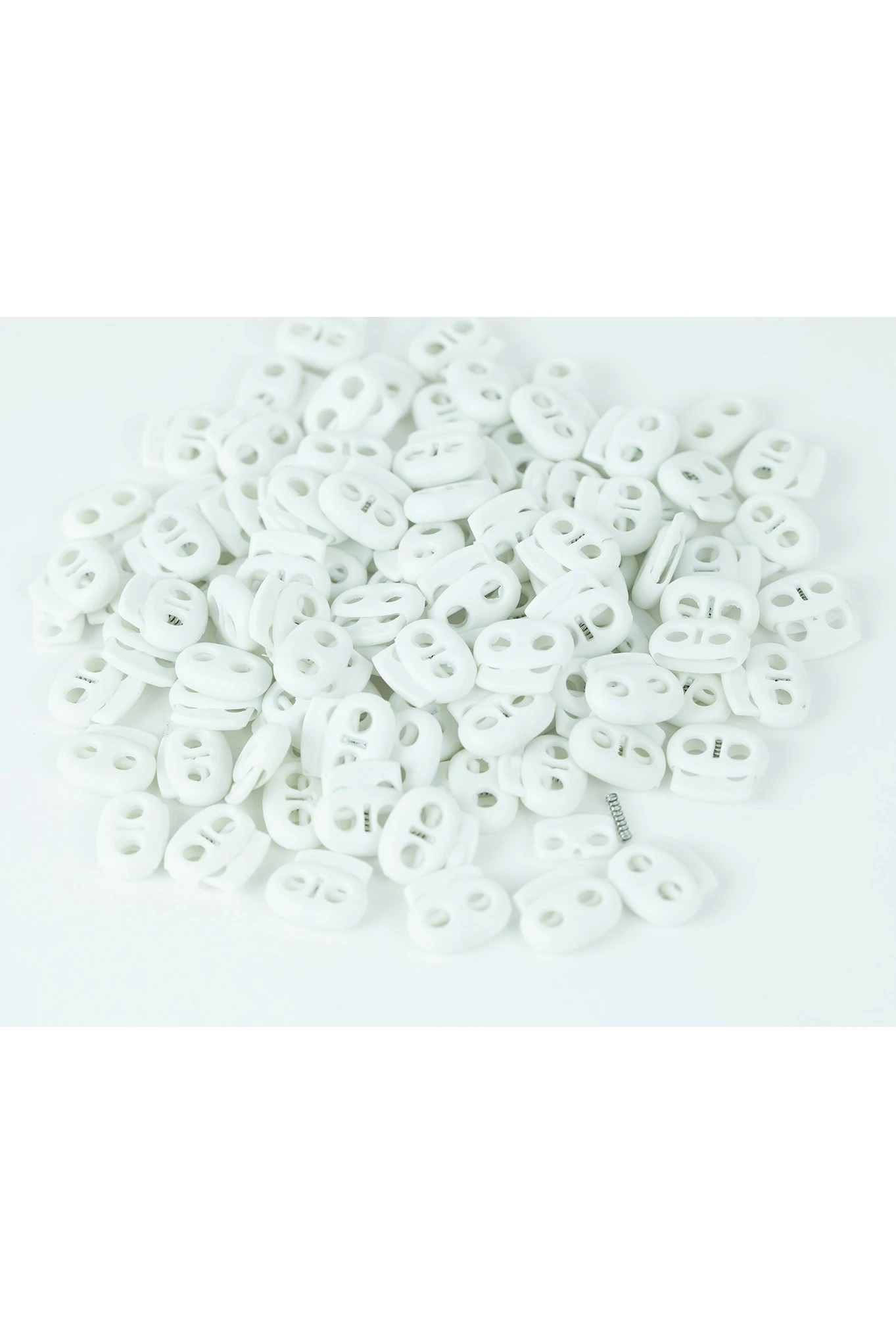 Купить фиксатор пластиковый 23х19 мм, 200 шт, белый