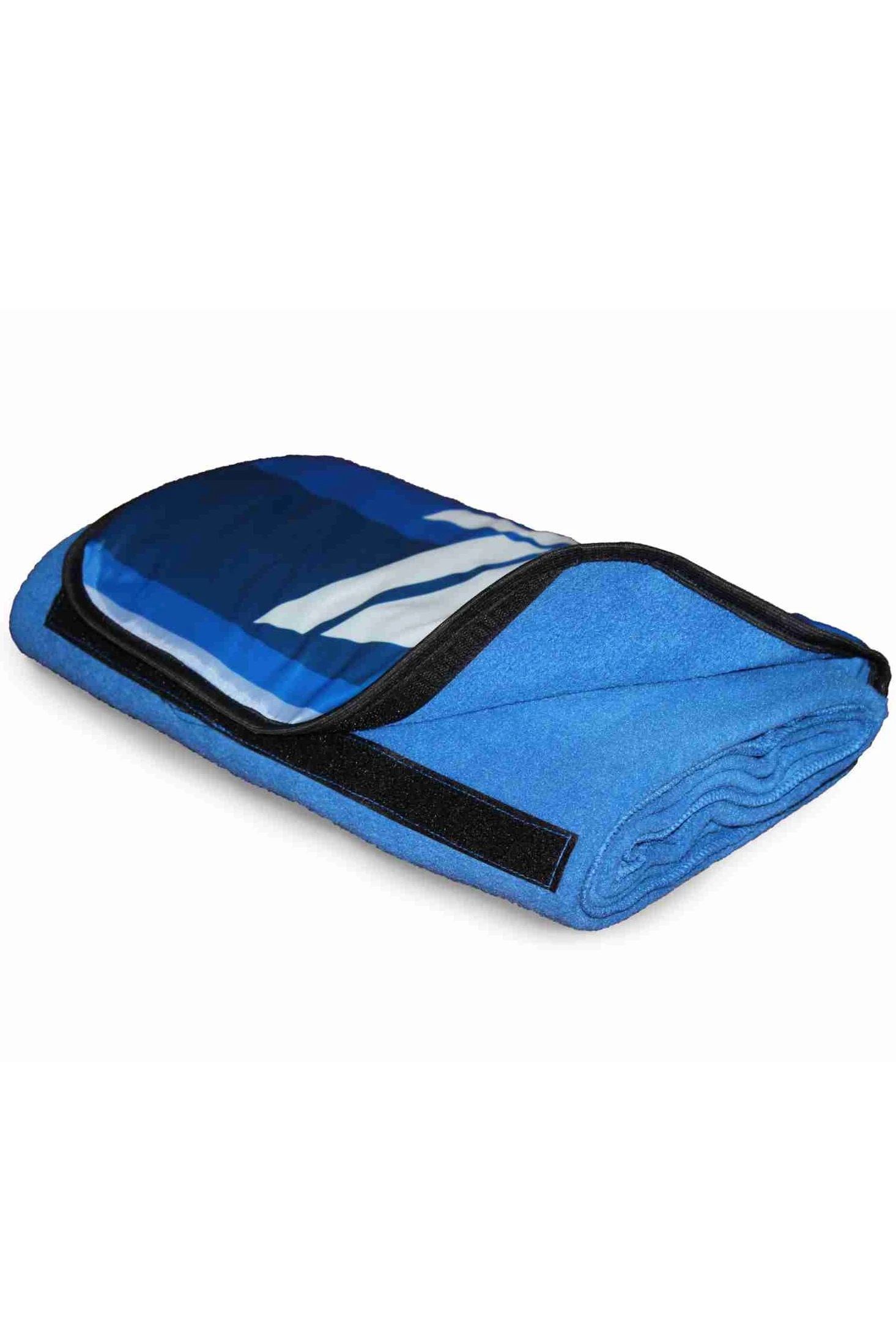 Плед Компакт (со вставкой из оксфорда) флисовый 155х170 см, однотонный#4