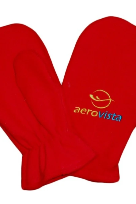 Варежки флисовые однослойные подростковые, однотонные "Aerovista"#1 Варежки флисовые однослойные подростковые, однотонные "Aerovista"#1