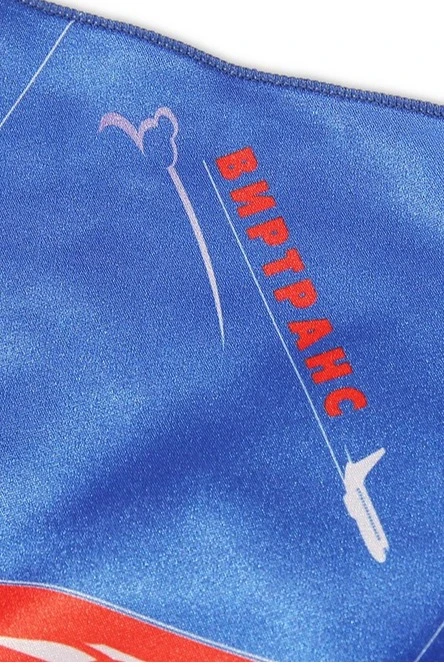 Платок Шанель 60х60 см, с полной запечаткой "Virtrans"#1