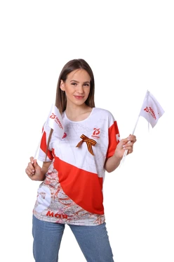 Лента георгиевская шириной 2,4 см, длина 25 см#1