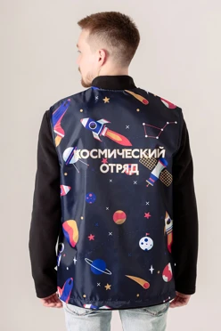 Жилет Парма без подклада унисекс, с полной запечаткой#2