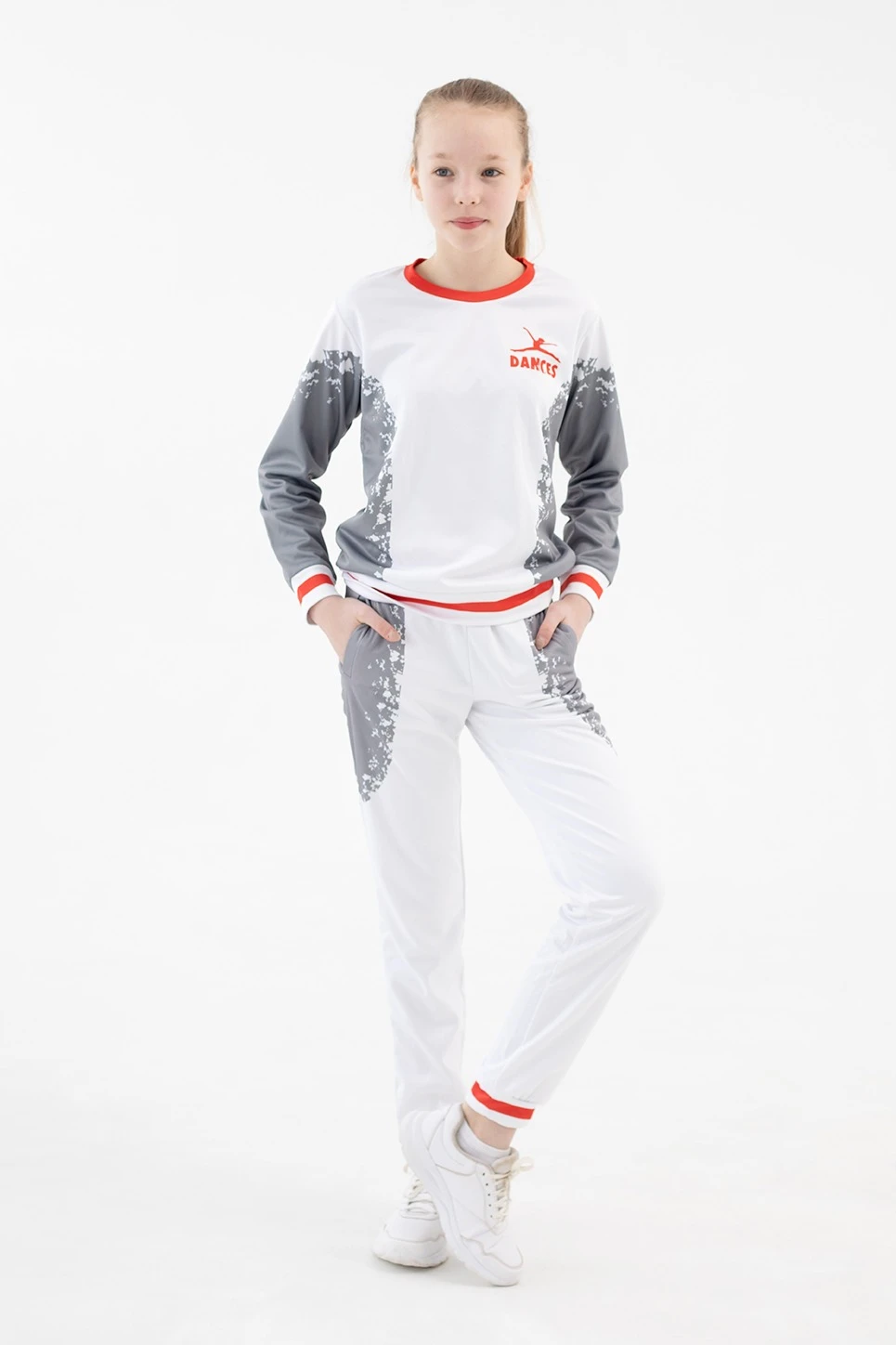 Свитшот Гарри детский из адидаса с полной запечаткой "Dances"#6 Свитшот Гарри детский из адидаса с полной запечаткой "Dances"#6