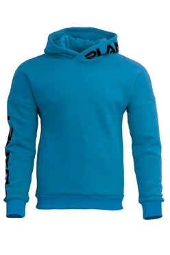 Купить худи Кинг из футера унисекс, однотонную голубую