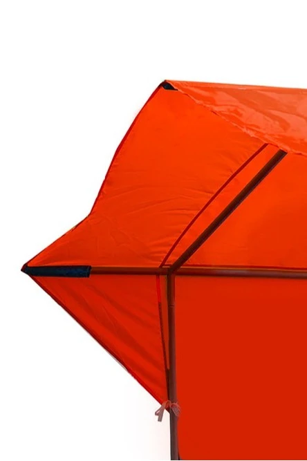 Палатка для промоакций и торговли однотонная (с козырьком) 2х6 м#7