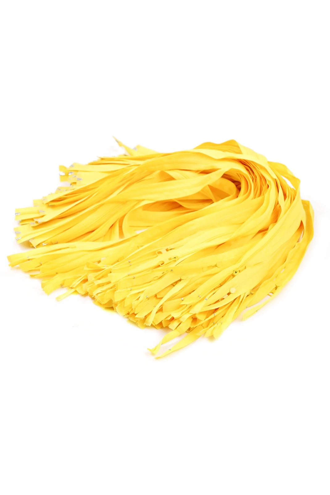 Купить молнию спираль тип 5 разъемную 80 см, желтую