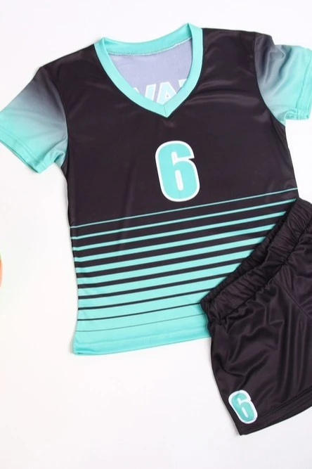 Волейбольная форма Хэнди женская с полной запечаткой "6"#1