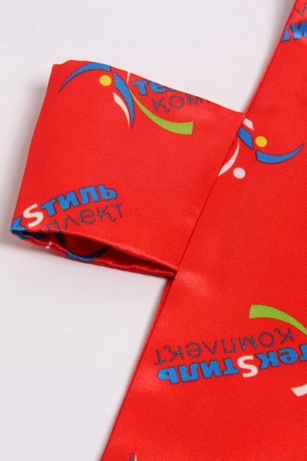 Галстук Лира женский с полной запечаткой "Textile kit"#3