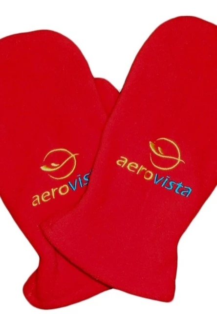 Варежки флисовые однослойные подростковые, однотонные "Aerovista"#2 Варежки флисовые однослойные подростковые, однотонные "Aerovista"#2