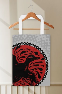 Купить сумку Лайт из габардина 30х40 см, с принтом "Duck"