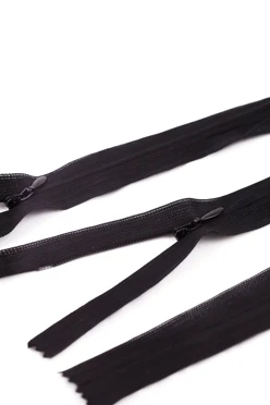 Купить молнию тип 3 потайная неразъемная 40 см, черная