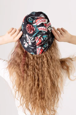 Панама Сахара с узкими полями, с полной запечаткой "Tatto"#2