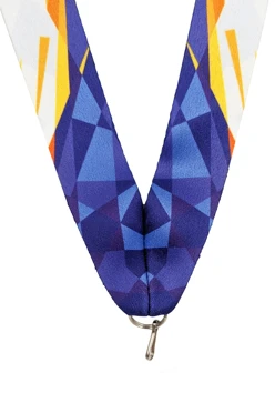 Лента для медали блекаут ширина 2,5 см, с карабином#1 Лента для медали блекаут ширина 2,5 см, с карабином#1