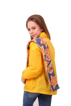 Шарф двухслойный утепленный 15х100 см, с полной запечаткой#2