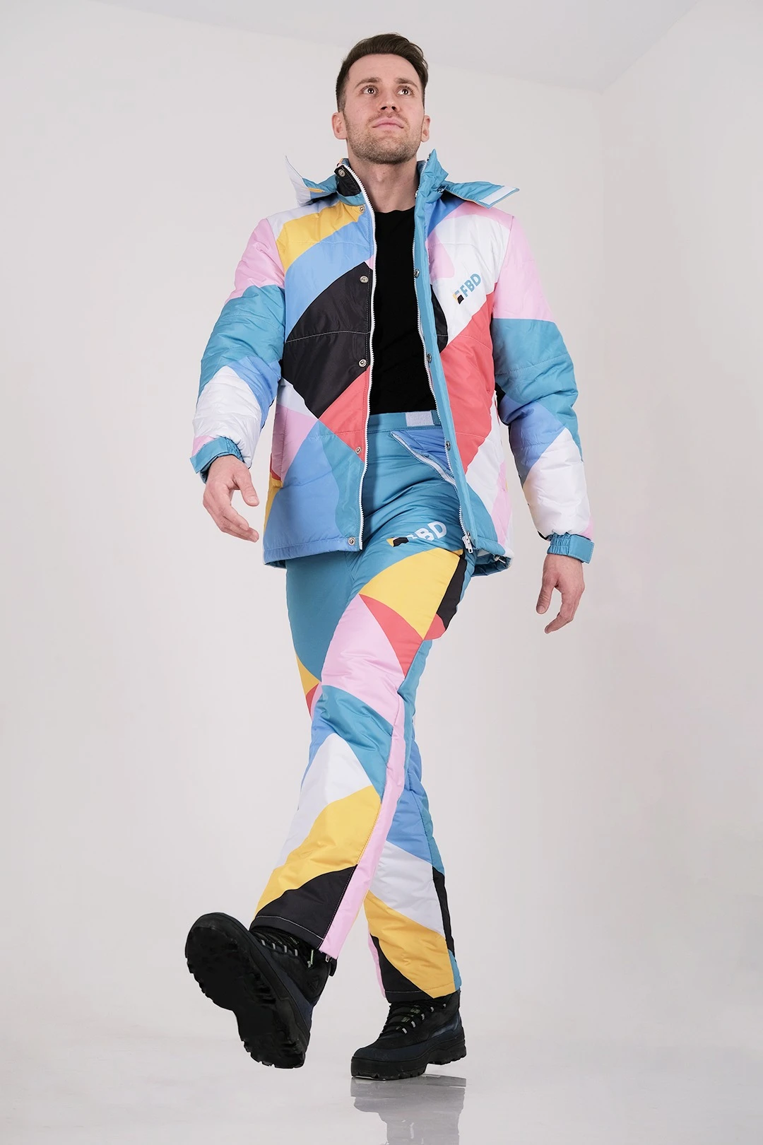 Брюки Сильвер на синтепоне унисекс, с полной запечаткой#5