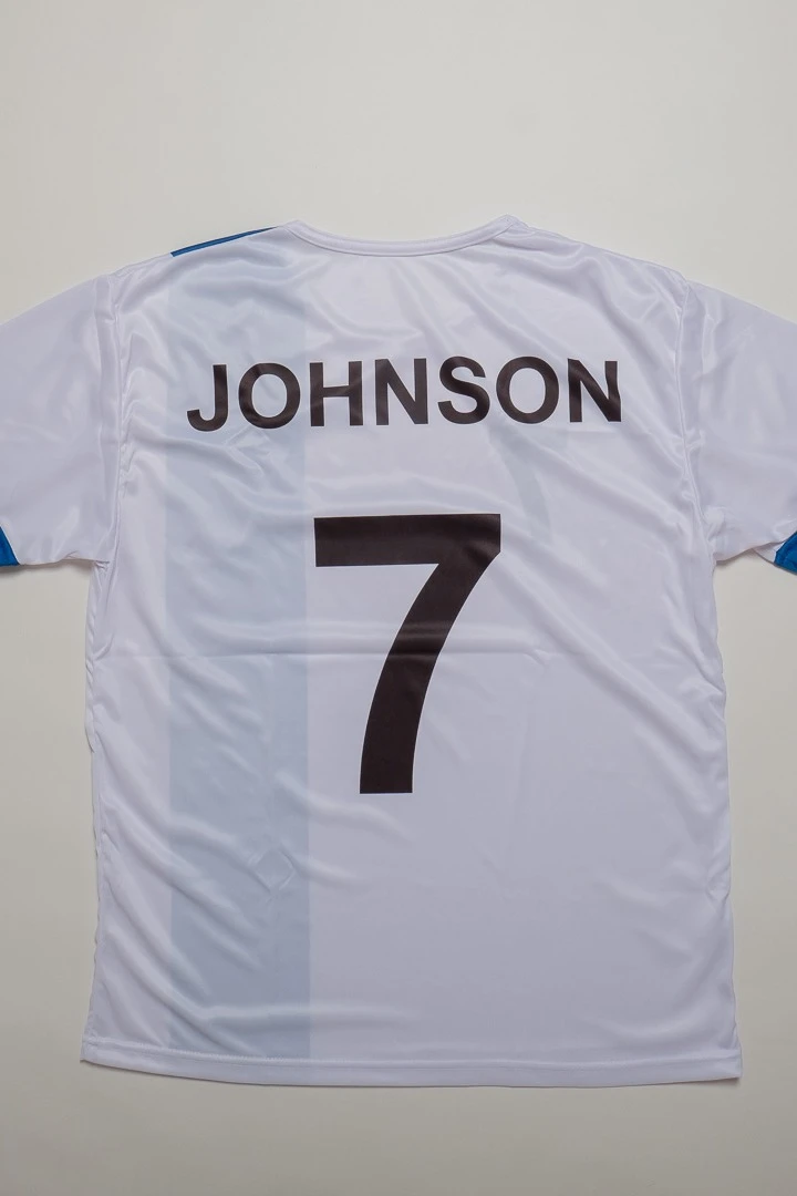 Футбольная форма Юве мужская с полной запечаткой "Johnson"#4