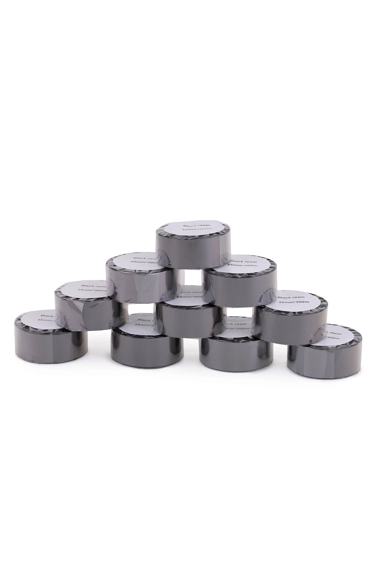 Лента термотрансферная ширина 2,5 см, черная#3 Лента термотрансферная ширина 2,5 см, черная#3