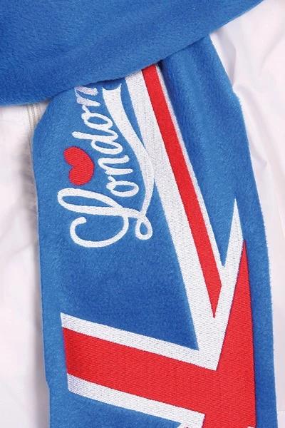 Шарф  флисовый однослойный 15х150 см, однотонный "London"#8