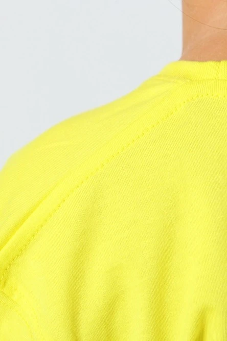 Футболка Премиум детская (Modern) однотонная лимонная (хлопок)#3