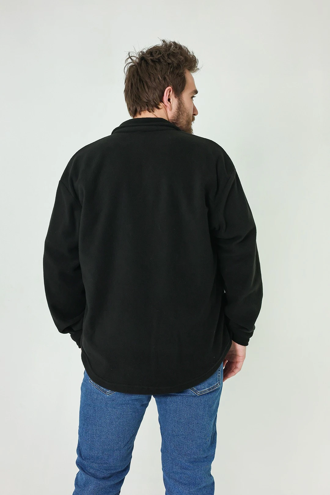 Рубашка Трэвис флисовая унисекс, однотонная#4