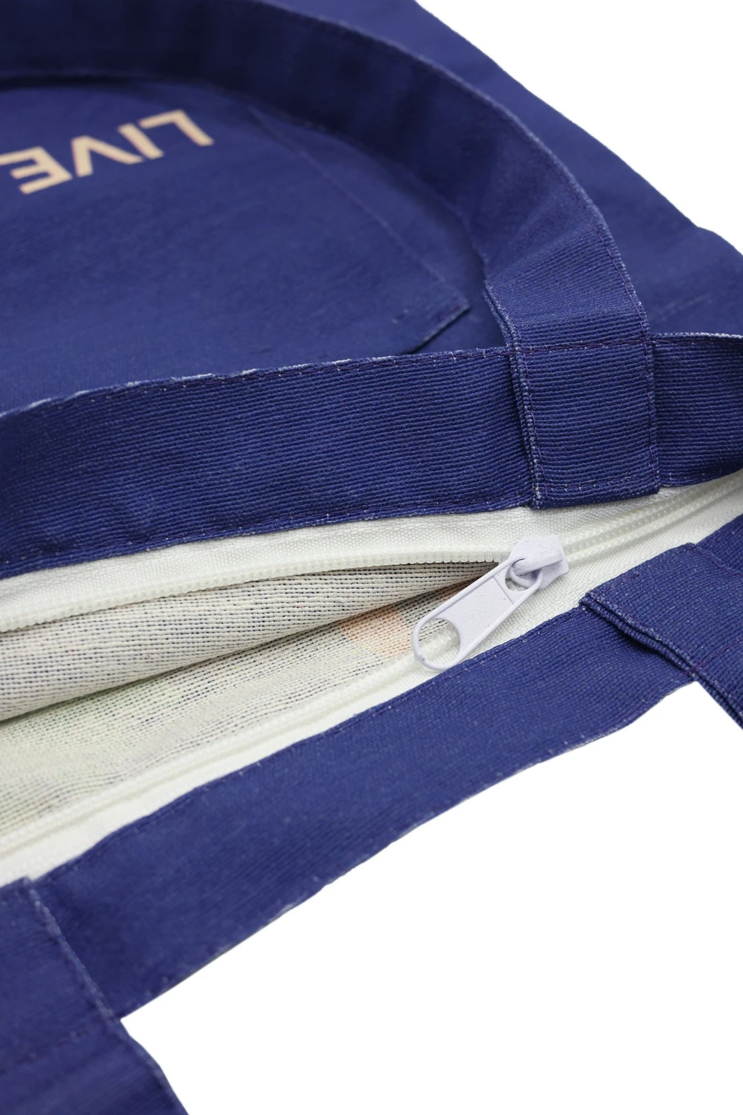 Сумка Айви из двунитки 30х35х10 см, печать с двух сторон "Live u music"#5